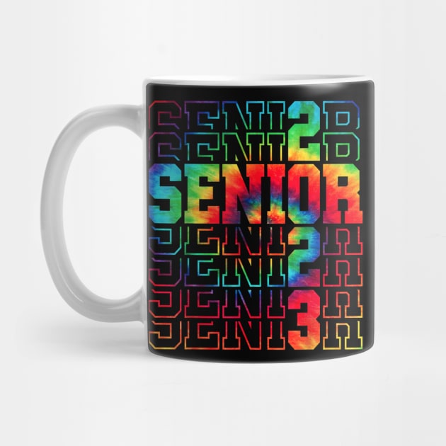 Senior Graduation Gift Men Girl Class of 2023 Senior Tie Dye by SCOTT CHIPMAND